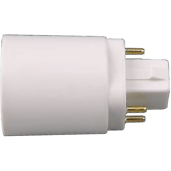 Gx24q Led Lampe Adapter Til 4 Pins E27 Sokkel 2stk