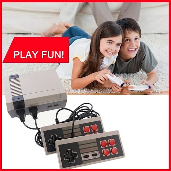 Retro Game Console with 620 Classic Games and Dual Controllers