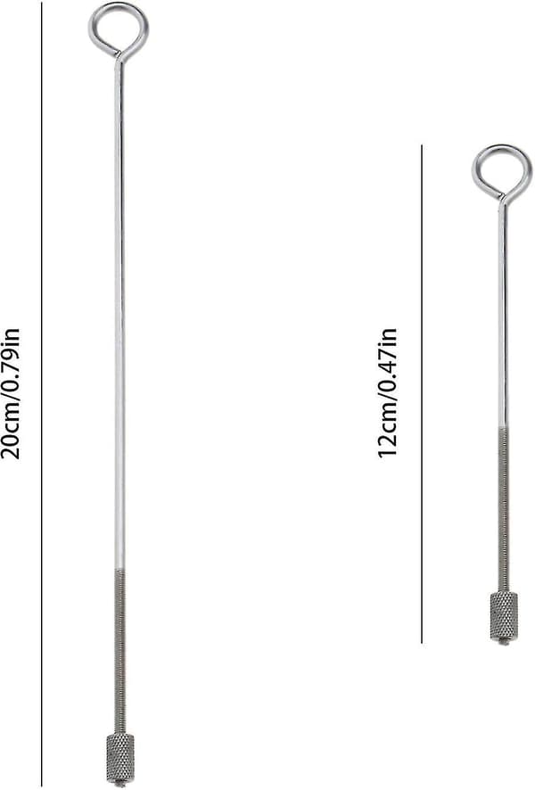 2x Papegøje Spyd Fuglefoderholder Rustfrit Stål 304 Papegøje Frugtholderlegetøj Foderophæng - q36