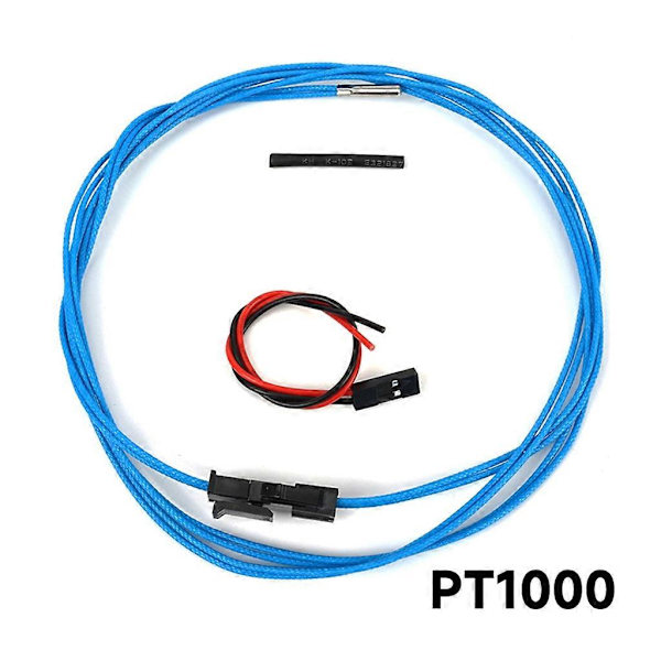 PT100 Termistor Temperatursensor 1M för Högtemperaturfilament 450