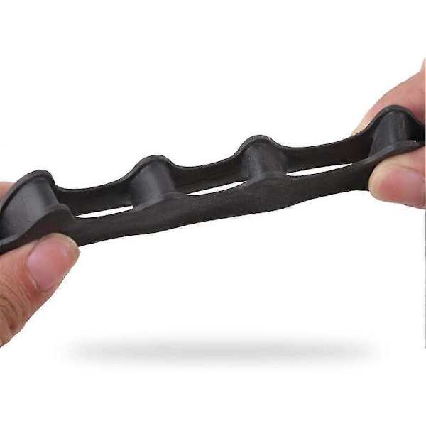 4x Silikon Tåspreder Hallux Valgus Hammertå Pude Premium Krøllede Tæer