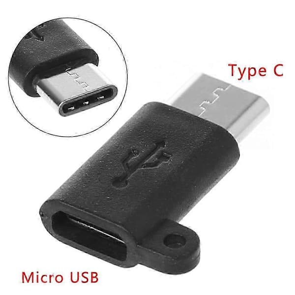 USB 3.1 Typ C Hane Till Micro USB 2.0 Typ B Hona Data Laddnings Konverter Adapter