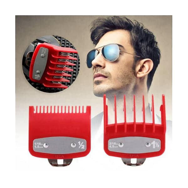2-pack Hårtrimmer Guidekamuppsättning Standard Skydd Fästa Trimmer Stildelar
