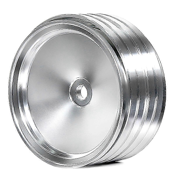 4 st/set 1,9 tums retro spegelhjulnav i metall för SCX10 -4 RC bilmodifieringstillbehör Universal Silver B