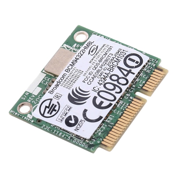 BCM94322HM8L BCM94322 Dual Band 300Mbps Mini PCIE WiFi Trådløst Netværkskort 802.11A/B/G DW1510 til