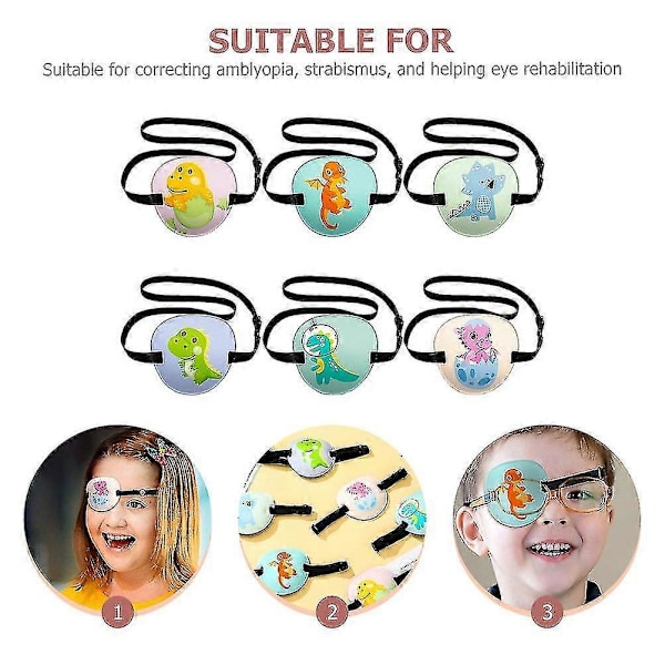 6 kpl Silmälappuja Lapsille Amblyopia Silmälaput Yksittäiset Silmälaput Karsastus Silmänaamiot