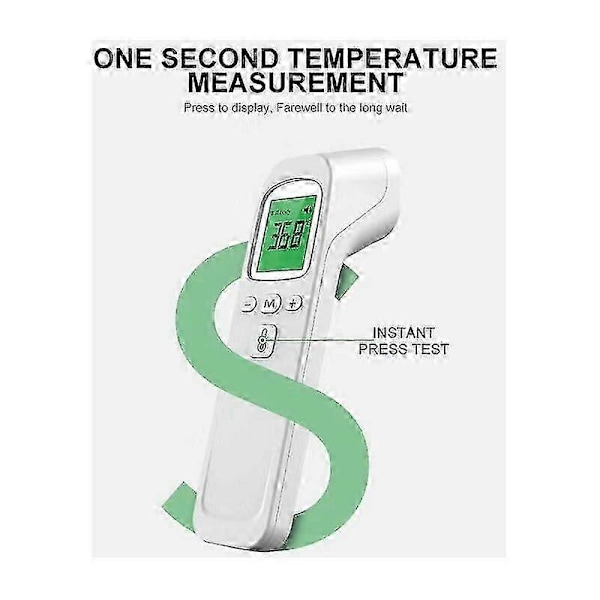 Medicinsk Infrarød Termometer Pande Medicinsk Termometer Berøringsfrit Termometer Til Person (barn Voksen Baby) Og Objektoverflade