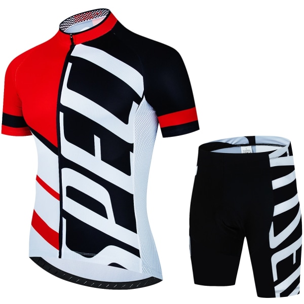 2023 Pro Team Cykeltröja Set Sommar Cykelkläder MTB Cykelkläder Uniform Maillot Ropa Ciclismo Man Cykelcykeldräkt White 3XL