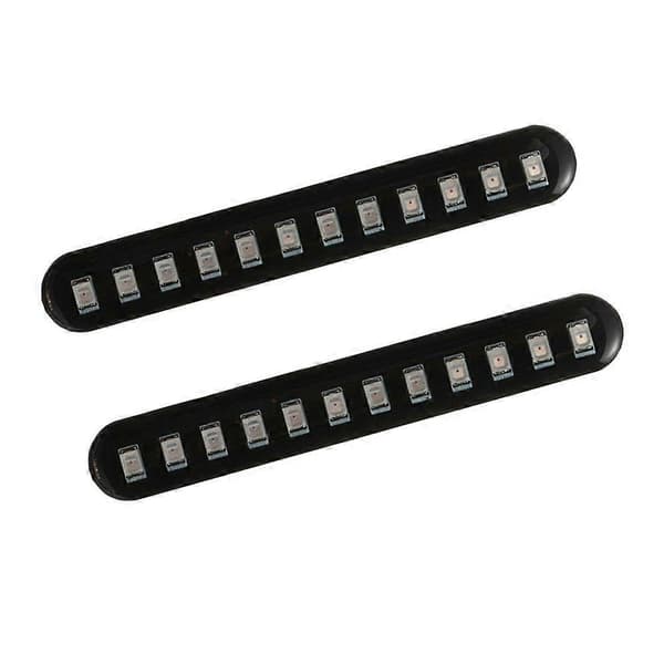 Scooter Lysstripe 2 stk 12 Lys For Motorsykkelbruk Med Bremselysfunksjon