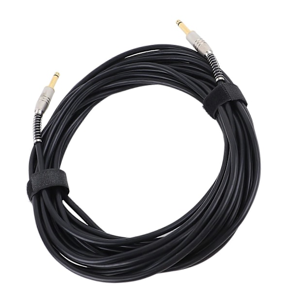 6,35 mm Instrumentkabel Støyreduksjon Lydtilkoblingskabel for Elektrisk Gitar Basshøyttaler