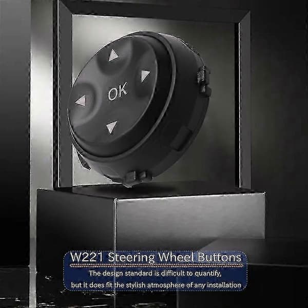 Multifunktionsratknap til bil til W221 S-Klasse S280 S300 S350 S400 Sort