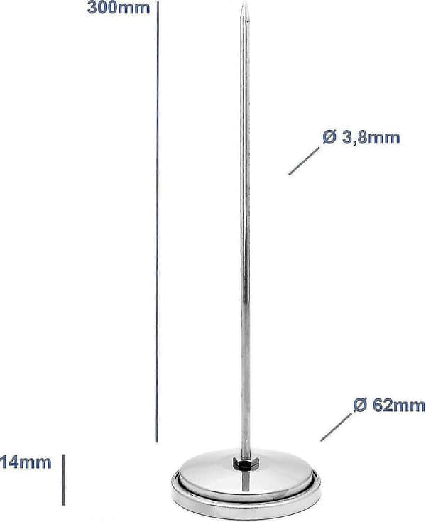 Termometer Träugn / Pizza Ugn / Stenugn / 400 C / 30 Cmanalog, Bimetallisk. Edition d