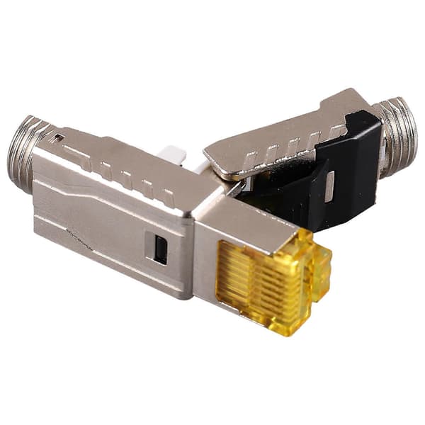 Netværks Lan Connector Cat8 Ethernet Jack Værktøjsfri Installation Kobber 1 Sæt