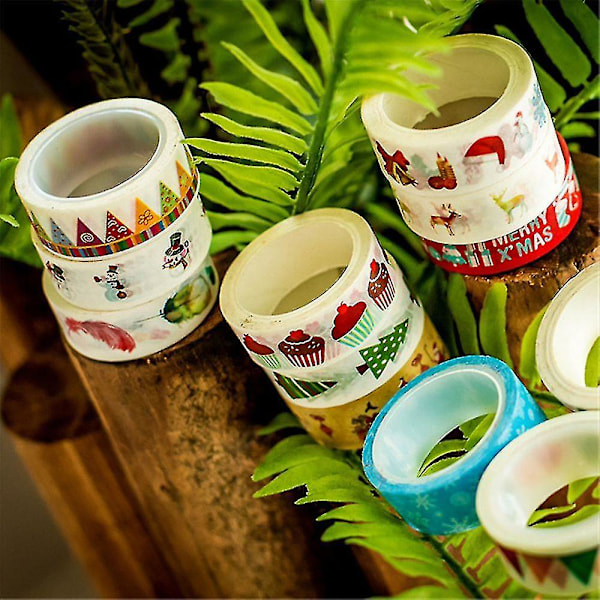Julklappstejp Skolmaterial Tejp Jultomte Kontorsmaterial DIY