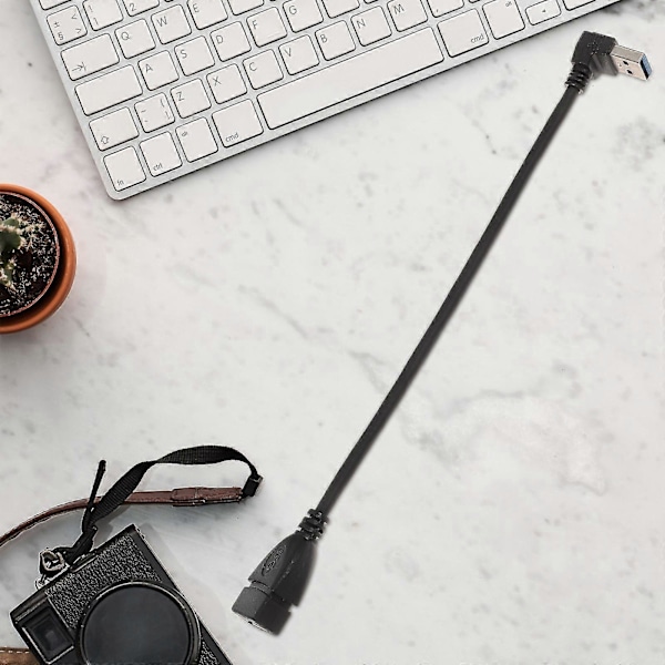 Usb Förlängningskabel 3.0 Usb 90 Graders Nedåtvinklad Adapter Usb Rätvinklig Adapter