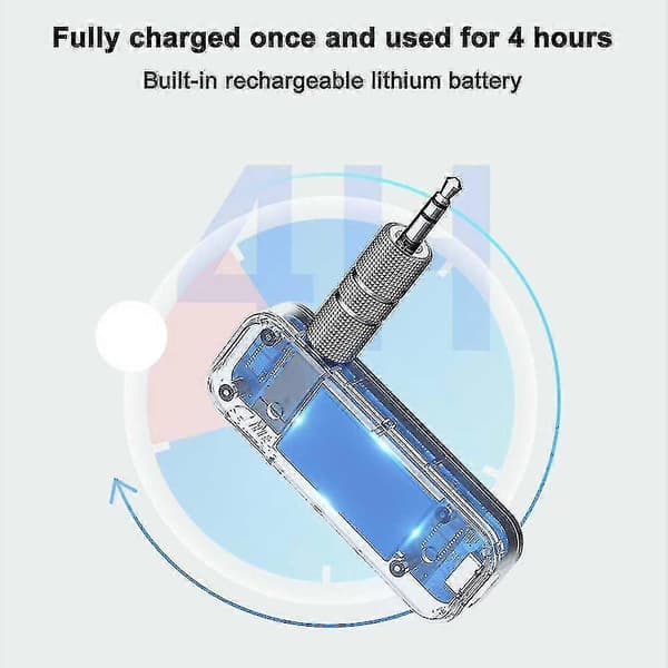 Bluetooth Adapter, 2-i-1 Trådløs Sender Mottaker For Strømming