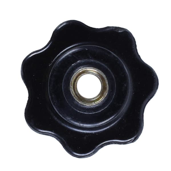 8mm Diameter Gjengehull Svart Stjernehode Klemmeknapp Erstatning