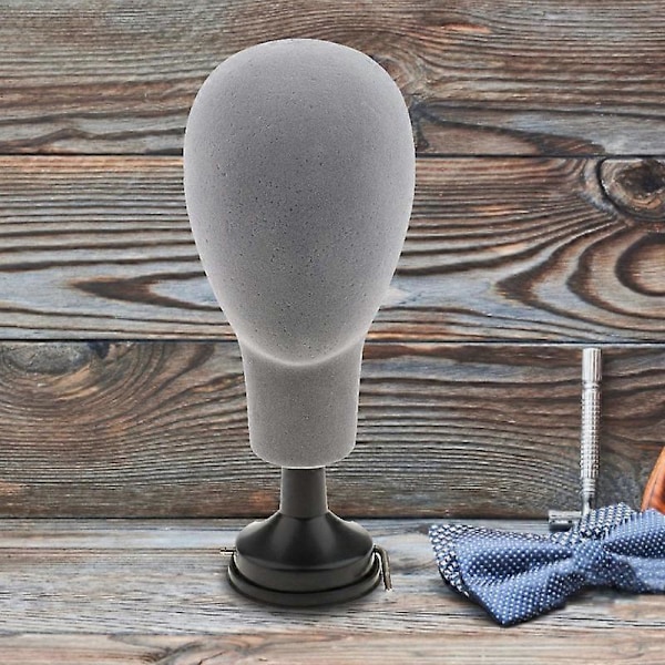 Base Plade Styrofoam Mannequin Hoved Model Parykker Huer Briller Display Stand Holder