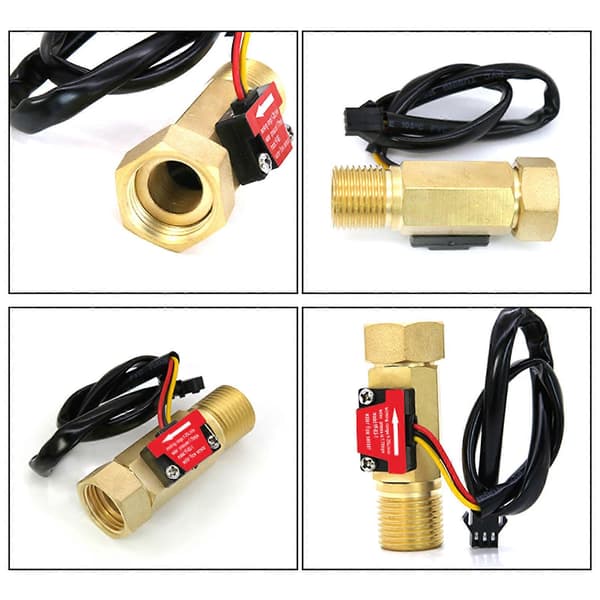 DC5-18V Flowafbryder Messing Solenoid til Ventil Indre/Ydre Diameter 15/20.7mm