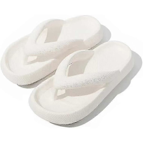 Sliders til Kvinder Mænd Tyk Sål Flip Flops Sommer Komfortable Sandaler Skridsikre Badeværelsesslippers