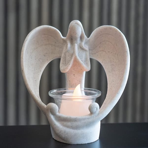 Engel Figurer Fyrfadslys Holder