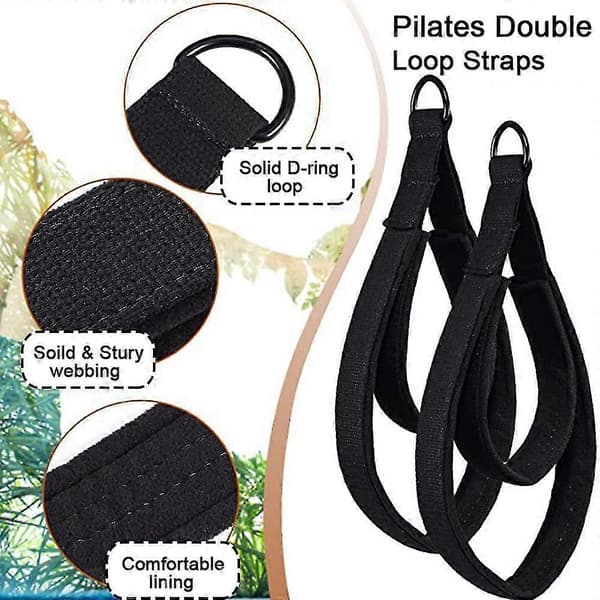 Dubbla Loop Pilates-band för Reformer och annan träningsutrustning