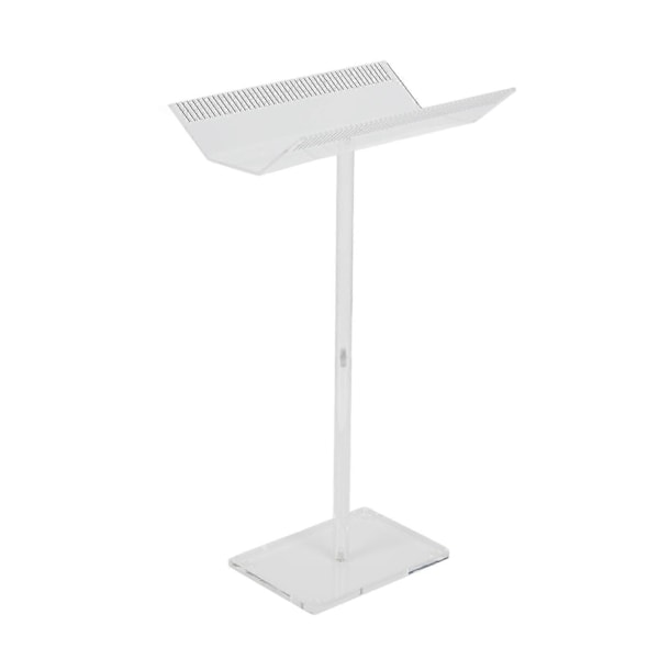 Akryl Hårextension Stativ Transparent Seksjoneringsdisplay Hårextension Holder for Salong Hjem