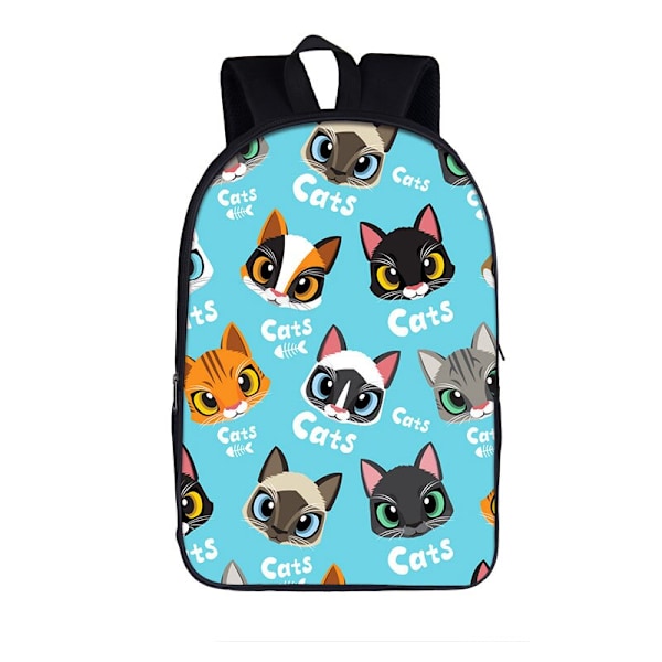 Funny Space Cat Unicorn ryggsekk Laser Cat Kitty Dagsekk Barn Skolevesker for tenåringer Jenter Skoleryggsekker Barn Bokveske style 15
