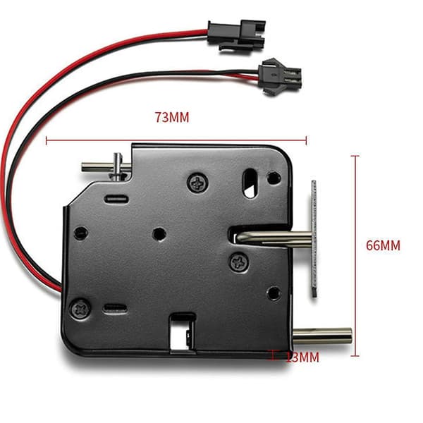12V 2A Intelligent Elektronisk Kontroll Elektromagnetiskt Lås, Skåplås, Passerkontrollsystem