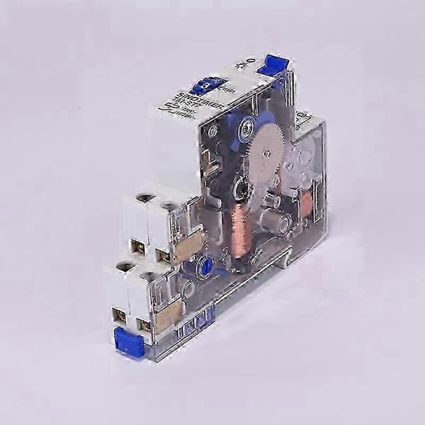 TM-ST7 220V AC 7 Minutter Mekanisk Timer 18Mm Enkeltmodul Din Skinne Trappe Timer Tidsbryter