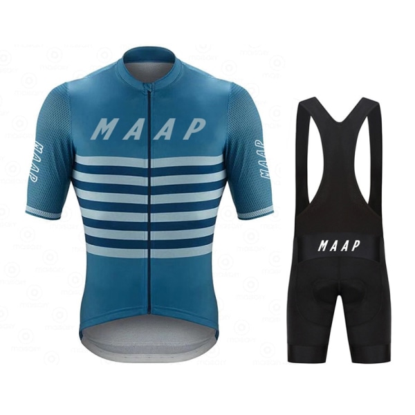 Maap Cykeltröja Set 2023 Cykelkläder för män Sommar Kortärmad MTB Bike Suit Cykel Cykel Kläder Ropa Ciclismo Hombre cycling set 4 M