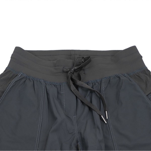 Treningsjoggebukser for kvinner, nylon, pustende, avslappet, snøring, joggebukser for løping og sykling (Grønn Svart) M