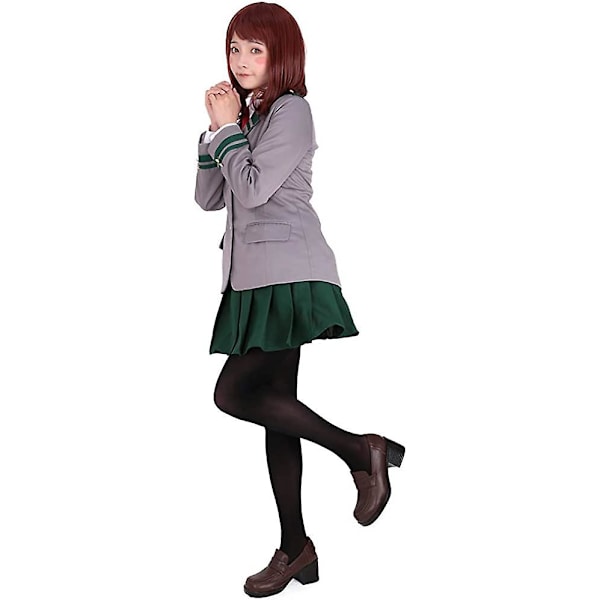 Naisten Anime Hero Cosplay -koulupuku M