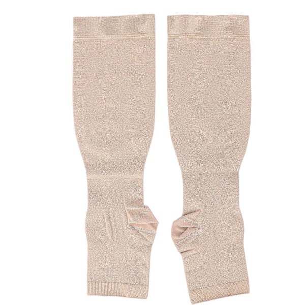 Hengittävät avokärkiset kompressiosukat Hikiä imevät nylon vaellus- ja juoksusukat M