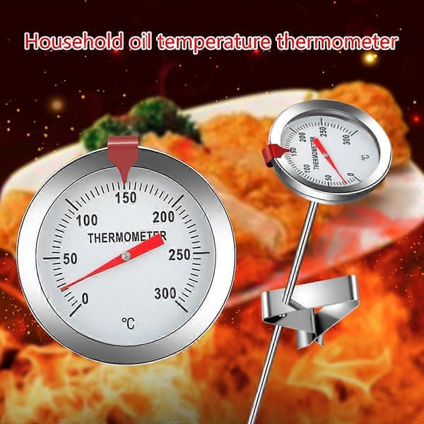 Kvalitets ovntermometer i rustfrit stål 300C/572F