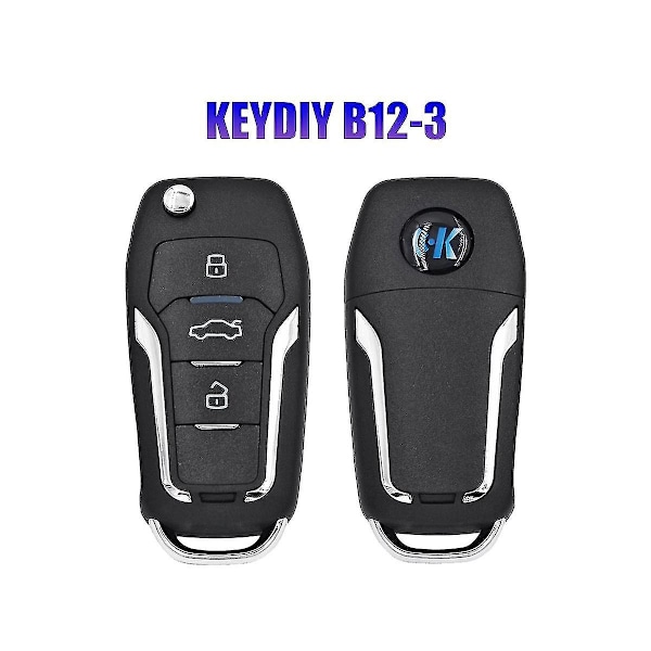 Keydiy B12-3 Fjernbetjening Bilnøgle Universal 3 Knapper Til Stil For Kd900/-x2 Mini/ Urg200 Program