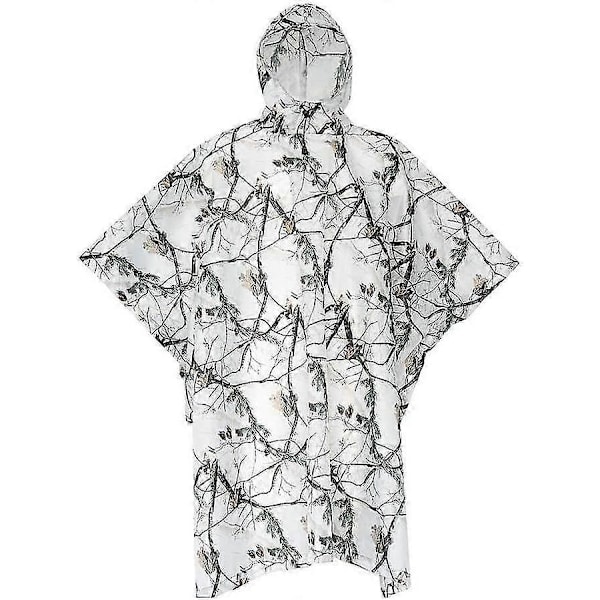 3-i-1 Vattentät Camo Snöhuvad Regnkläder + Snö Camo Leggings Gaiters För Skidåkning