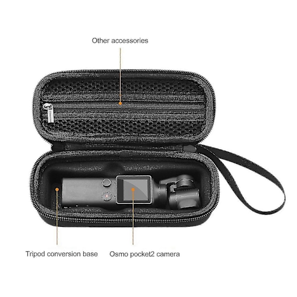 Til Dji Osmo Pocket 2 Drone Bærbar Håndholdt Hård Taske Opbevaring Bæretaske