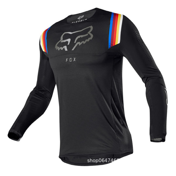 Sommer mountainbike ridetøj hurtigtørrende åndbar langærmet T-shirt style 1 L