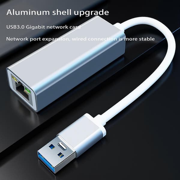 USB3.0 Ethernet-adapter for Switch for MacBook, høyhastighets nedlasting