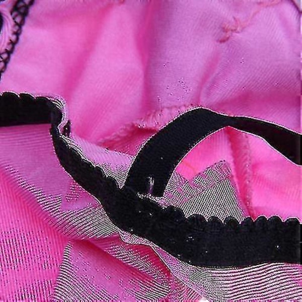 Sexiga herrunderkläder Nyhet G-string Påfågelpung - Rosa februari2