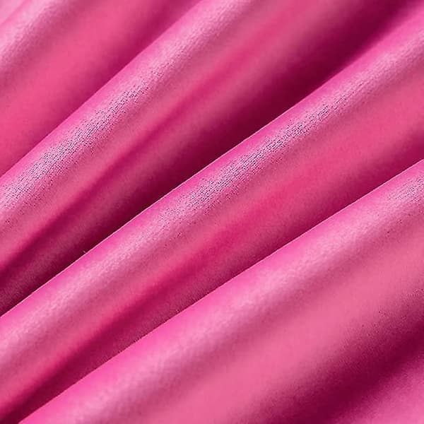 Prydnadskudde Kuddfodral Med Pom Pom Mjuk Korn Sammet Enfärgad Kuddfodral 45 X 45 För Soffa Sovrum Bil, 2-pack, Rosa