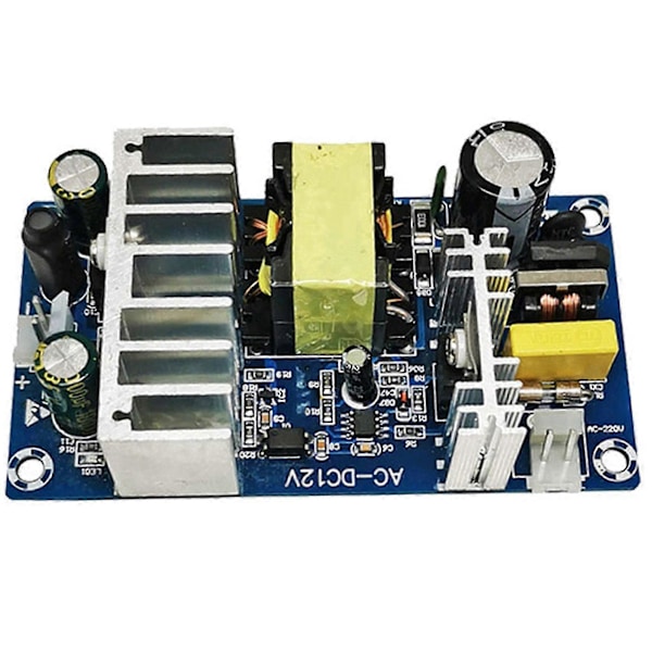 AC-DC Switchande Strömförsörjningsmodul 12V72W Högeffekt 12V6A Switchande Strömförsörjningskort Blått Kort