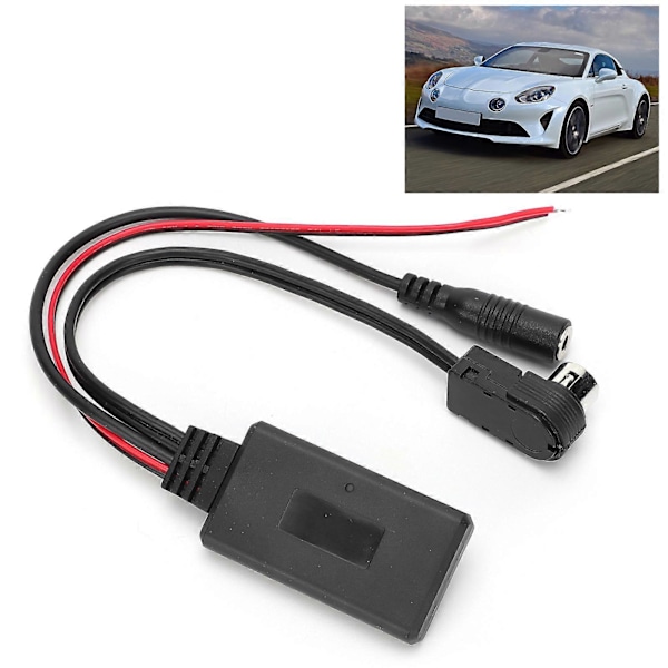 Bluetooth AUX-kabeladapter med mikrofon för handsfree-samtal via smartphone för Alpine-radioapparater