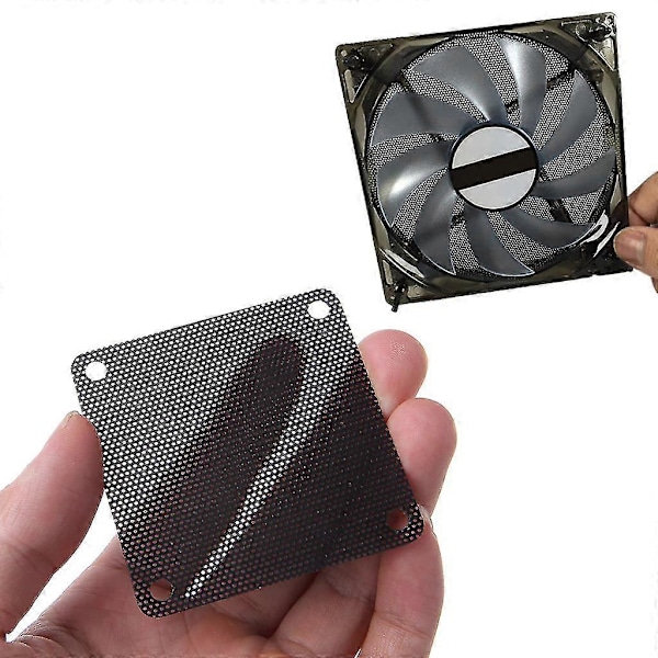 PC Fläkt Dammnät Chassi Kylare Filter Dammtät PVC Skydd Hög Densitet 5st