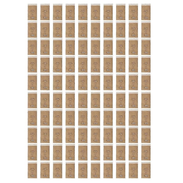 100 kpl Kynsien Puhdistuspaperipussi Kertakäyttöinen Kannettava Manikyyripuhdistuspaperipussi 13 x 20 cm Suuri