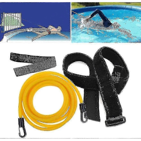 Justerbart Poolsimbälte, Simmotståndsbälte, Simträningsbälte, Blypool Träningshjälpbälte, Aqua Fitnessutrustning För Barn / Vuxna