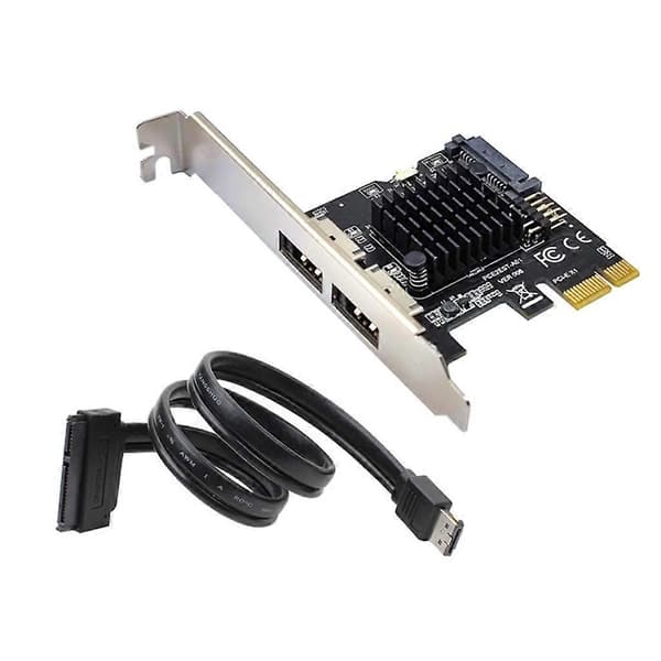 pci-e til Dual Port POWER OVER ESATA pci e til Power eSATA USB-udvidelseskort