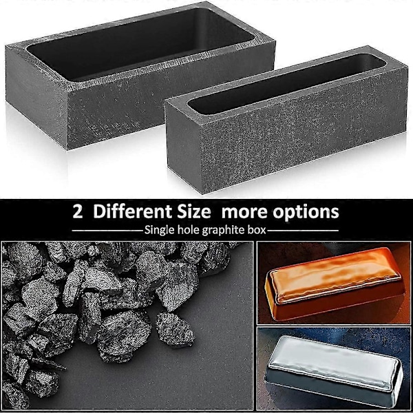 2 st 1 kg 665 G Götform Degel Metallgjutform Degelform För Smältning Raffinering Av Guld