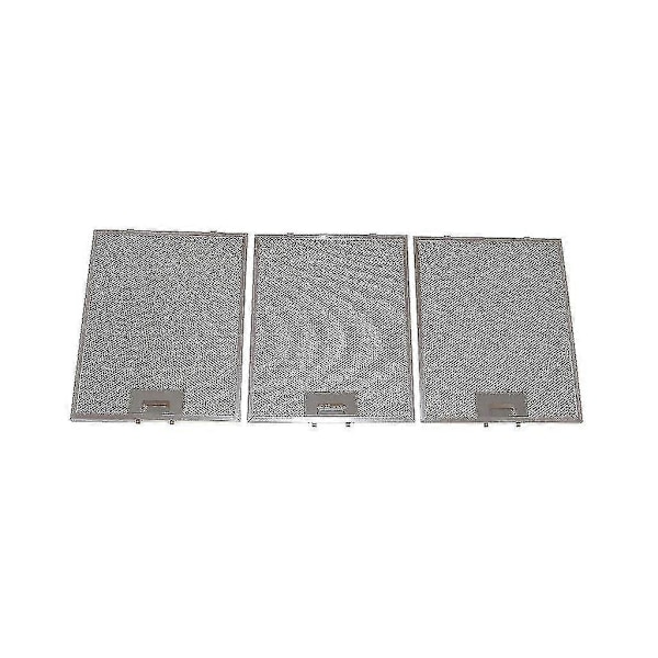 3 stk. Belling Universal 320 x 260 mm Metal Kogepladeemhætte Fedtfilter